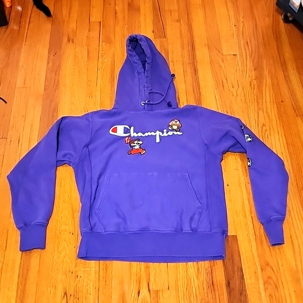 Champion x Super Mario hoodie, men's S